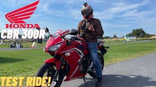 2021 Honda CBR 300R Test Ride!