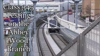 Class 345 Trial Running on Crossrail/the Elizabeth Line