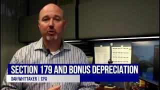 How Section 179 & Bonus Depreciation Work