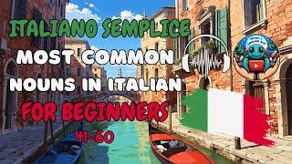 Simple Italian 100 Most Common Nouns with Context for Beginners (41/60)