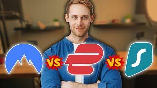 ExpressVPN vs NordVPN vs Surfshark – сравнение лучших VPN 2025 года