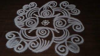 Easy design rangoli kolam pavithra kolangal