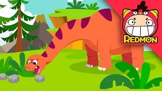 Save the Apatosaurus! | Dino Rescue Team | dinosaurs cartoon | REDMON