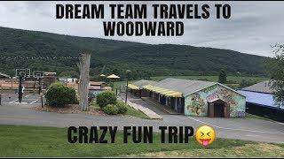 DREAM TEAM TRAVELS TO WOODWARD VLOG| EMMA KELLEY