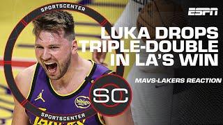 Reaction to Luka Doncic’s 1st game vs. the Mavs  ‘This Laker team is serious’ – Perk | SportsCenter