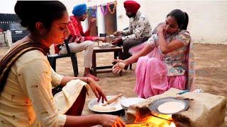 Village  Dinner routine.. Indian village life of Punjab... Rural India/ Pind life