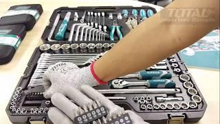 TOTAL® 142 Pcs Combination Tools Set -THKTHP21426