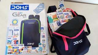 DOMS Gear Art Kit With Doms New Bag & New Stationary Collection, Doms Pencil, colors, Travel Art kit