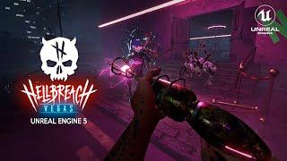 HELLBREACH VEGAS First 30 Minutes of Gameplay | Wave Survival in Unreal Engine 5 RTX 4090 4K 2023