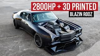 2800hp Twin Turbo Chevelle Takes 3D Printing To A New Level: Modern Day Hot Rodders Gone Wild