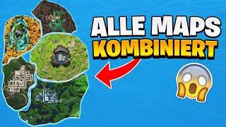 Ich habe *ALLE* Fortnite Chapter KOMBINIERT in Creative!