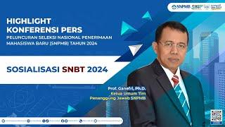 HIGHLIGHT PELUNCURAN SNPMB 2024: DESKRIPSI UTBK-SNBT 2024