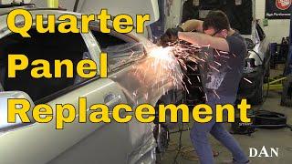 Body Repair Quarter Panel Replacement BMW 6-Series 645Ci