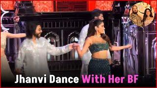 Jhanvi Kapoor Dance With Her BF In Anant Ambani & Radhika Sangeet Ceremony | Full Video