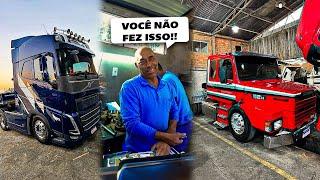 CHEGUEI DE VOLVO NA OFICINA QUE SÓ ATENDE SCANIA  112 QUASE PRONTO