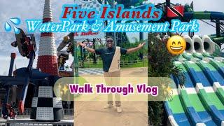 Walk Through Vlog | Five Islands Amusement & Waterpark in Trinidad 