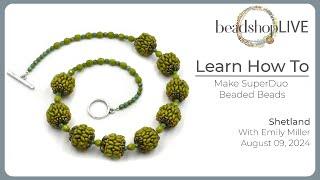 Free Tip Friday: SuperDuo Beaded Beads with Emily