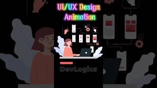 UI/UX Design Animation   #uiux #uiuxdesign #ytshorts #tech #technology #IT