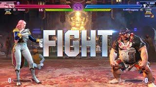 Street Fighter 6  Babaaaaa (Rank #2 Manon) Vs Rangasamy (Rank #2 E.Honda)  High Level Match's!