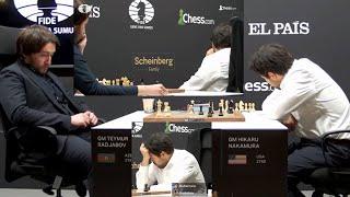 Emotional Hikaru made Radjabov wait for him to resign | Round 9 | Candidates 2022