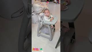 Tired of Wobbly High Chairs? Discover This Sturdy Baby High Chair!#Shorts