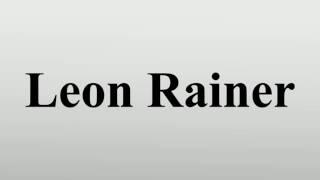 Leon Rainer