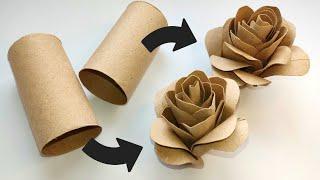 DIY Gorgeous Roses ️ | Toilet Paper Rolls Craft | Create Something Beautiful for Your Home