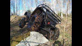 Homemade 4x4 monster atv quad building project.