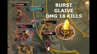 BURST GLAIVE DMG *18 KILLS* ! Vainglory 5v5