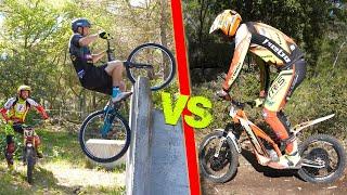 BATTLE VELO vs MOTO TRIAL ! Qui est le meilleur ?