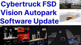 Cybertruck FSD Vision Autopark Software Update, 2024.32.5