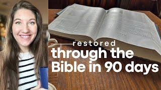 Read The ENTIRE Bible in Just 90 Days!