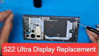 Samsung Galaxy S22 Ultra Display Replacement  #Samsung #GalaxyS22Ultra #DisplayReplacement