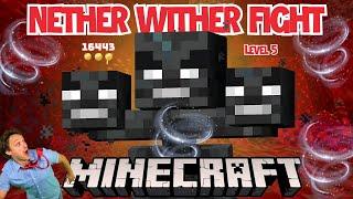 ️ Minecraft Wither Nether Fight |  Kids Brain Break Adventure & PE Game