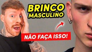 4 GAFES ao usar BRINCO MASCULINO que DESTROEM nosso Visual | Como Usar Brinco Masculino?