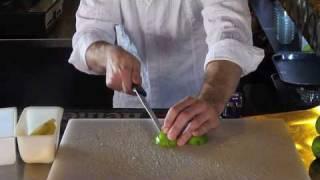 How to Cut Lime Wedges:  Cutting Limes Bartending Tutorial