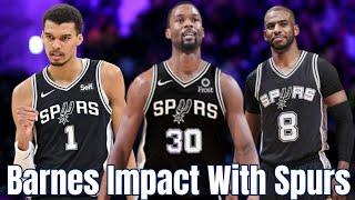 Spurs Get Harrison Barnes For Free