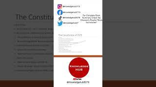 PAKISTAN AFFAIRS | CONSTITUTION OF 1973 #css #pms #exam #job