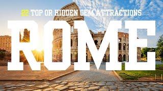 Rome / Italy Best Hidden Gems   Your Ultimate Travel Guide