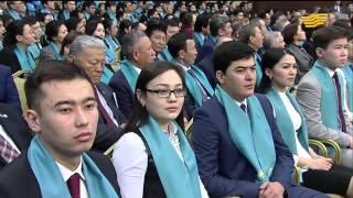 ХVII съезд партии «Нұр Отан» с участием главы государства Н. Назарбаева