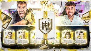 OMG!! RANDOM ICON PLAYER PICK SQUAD BUILDER BATTLE FC 25 Wakez vs kleiner Cousin !!