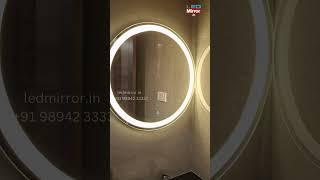 "Stylish Spherical LED Bathroom Mirror | Premium LED Mirrors by LEDMirror.in" #interiordesign