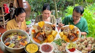 Hấp Dẫn món "Bún Riêu Cua Đồng" Ngày Mưa Bão Đặc sản miền Tây sông nước| MLQ#209