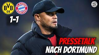 Pressetalk mit Kompany nach dem 1:1 gegen Dortmund | Bundesliga