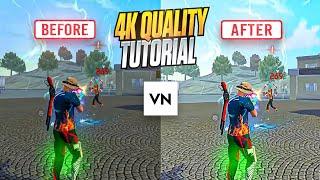 How To Increase Free Fire Video Quality In Vn App 