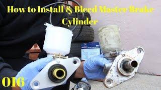 016: HOW TO INSTALL AND BLEED BRAKE MASTER CYLINDER FOR 92-95 HONDA CIVIC, 94-01 ACURA INTEGRA