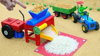 diy mini tractor making mini rice processing machine | mini rice mill machinery @DIYMachinery