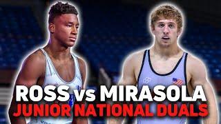 Connor Mirasola, Wisconsin vs Dreshaun Ross, Iowa | 2024 Junior National Duals