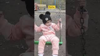 Hafsa at Kotli river park J&K #kidsenjoyment #hafsa #cutebaby #kashmirvalley