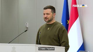 Тиск на РФ. Вступ до НАТО. Оборона України. Виступ Зеленського у Нідерландах